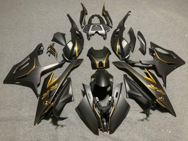 Meilleurs Carénages Moto BMW S1000RR 2019-2022 - Noir Or Fibre de Carbone