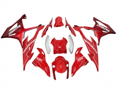 Meilleurs Carénages Moto BMW S1000RR 2019-2022 - Rouge Argent MaxWrist