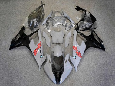 Meilleurs Carénages Moto BMW S1000RR 2019-2022 - Noir Gris Blanc
