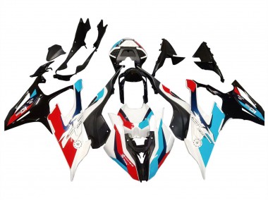 Meilleurs Carénage Moto BMW S1000RR 2019-2022 - Noir Blanc Bleu Rouge