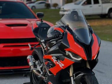 Meilleurs Carénages Moto BMW S1000RR 2019-2022 - Rouge Noir