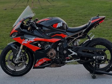 Meilleurs Carénages Moto BMW S1000RR 2019-2022 - Rouge Noir