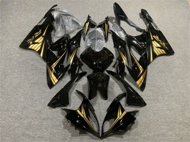 Meilleurs Carénages Moto BMW S1000RR 2017-2018 - Or Noir Brillant