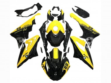 Meilleurs Carénages Moto BMW S1000RR 2017-2018 - Jaune Noir