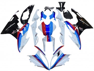 Meilleurs Kits Carénage Moto BMW S1000RR 2015-2016 - Blanc Rouge Bleu Noir Brillant