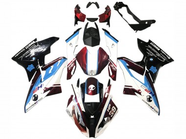Meilleurs Kits Carénage Moto ABS BMW S1000RR 2015-2016 - Blanc Rouge Bleu Noir Brillant