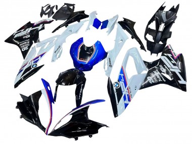 Meilleurs Kits Carénage Moto BMW S1000RR 2015-2016 - Blanc Bleu Noir Brillant