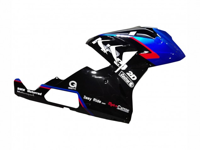 Carénages Moto BMW S1000RR 2015-2016 - Rouge Bleu Noir Noir Brillant