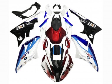 Meilleurs Kits Carénage Moto BMW S1000RR 2015-2016 - Blanc Rouge Bleu Noir