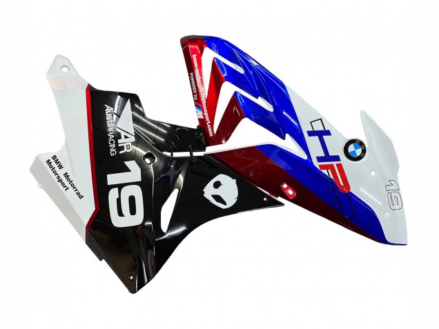 Kits Carénage Moto ABS BMW S1000RR 2015-2016 - Blanc Rouge Bleu Noir
