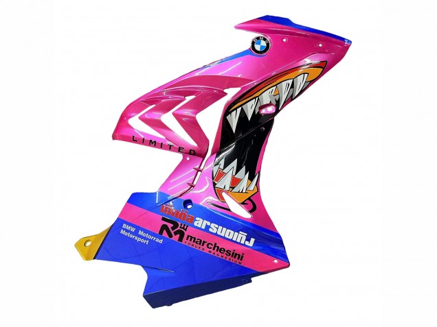 Carénages Moto BMW S1000RR 2015-2016 - Rose Bleu Requin