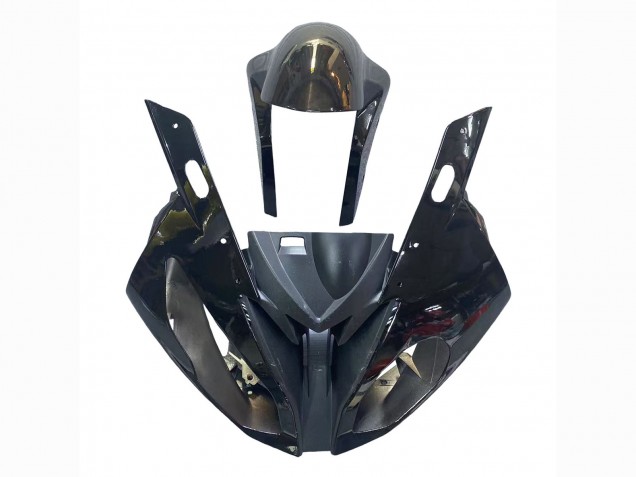 Carénage Moto BMW S1000RR 2015-2016 - Argent Noir Brillant Noir Mat