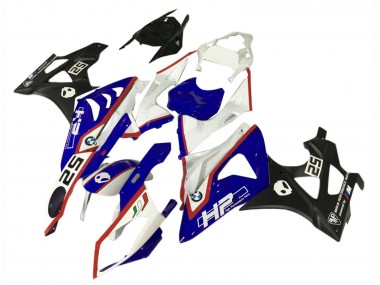 Meilleurs Carénage Moto BMW S1000RR 2009-2014 - Blanc Rouge Bleu Noir HP