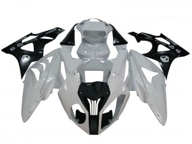 Meilleurs Carénages Moto BMW S1000RR 2009-2014 - Blanc Noir Brillant