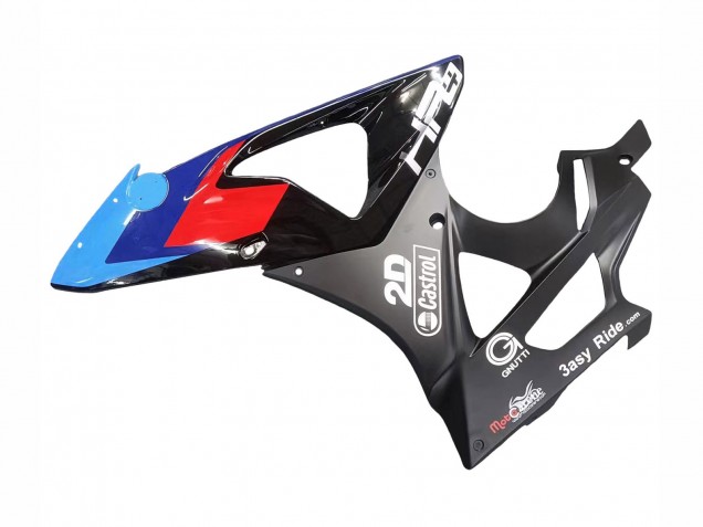 Carénages Moto BMW S1000RR 2009-2014 - Bleu Rouge Noir Mat Castrol