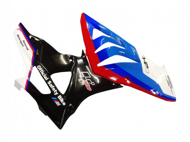Complet Carénages Moto BMW S1000RR 2009-2014 - Blanc Rouge Bleu Noir Brillant