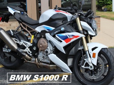Meilleurs Carénages Moto BMW S1000R 2021-2025 - Blanc Bleu Rouge