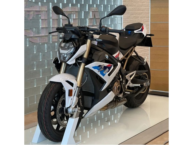 Carénages Moto BMW S1000R 2021-2025 - Blanc Bleu Rouge