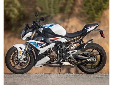 Meilleurs Carénages Moto BMW S1000R 2021-2025 - Blanc Bleu Rouge