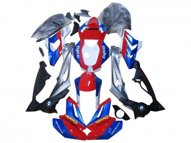 Meilleurs Carénages Moto BMW S1000R 2014-2016 - Rouge Bleu