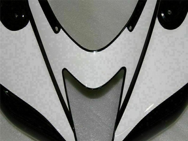 Carénages Moto Kawasaki ZX6R 2007-2008 - Noir Blanc