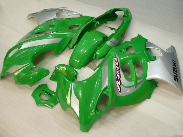Carénages Moto Suzuki GSX600F/GSX750F 2004-2006 - Vert Argent Katana