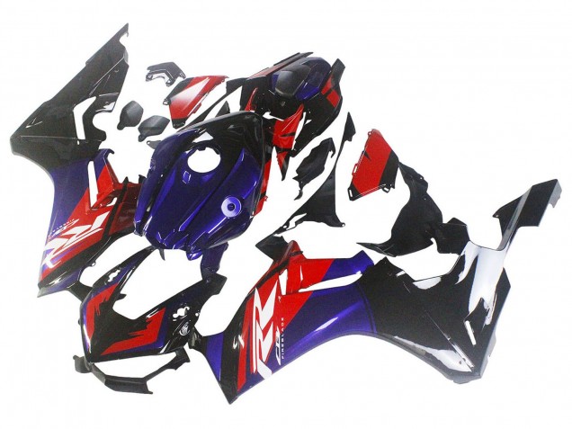 Carénages Moto Honda CBR1000RR 2017-2023 - Rouge Bleu Noir Brillant