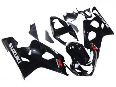 Meilleurs Carénage Moto Suzuki GSXR 600 / GSXR 750 2004-2005 - Noir Brillant