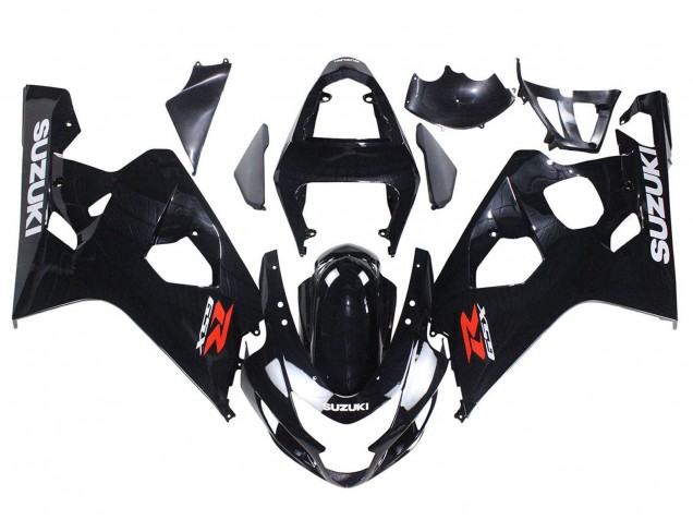 Carénage Moto Suzuki GSXR 600 / GSXR 750 2004-2005 - Noir Brillant