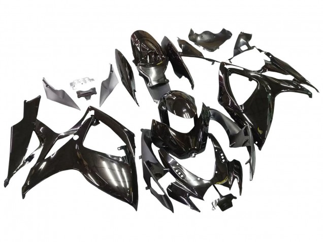 Carénages Moto Suzuki GSXR 600 / GSXR 750 2006-2007 - Noir Brillant