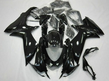 Meilleurs Carénages Moto Suzuki GSXR 600 / GSXR 750 2011-2024 - Noir Brillant