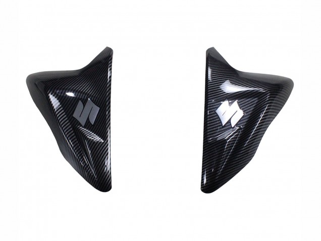 Carénages Moto Suzuki GSXR 600 / GSXR 750 2011-2024 - Noir Fibre de Carbone Rouge
