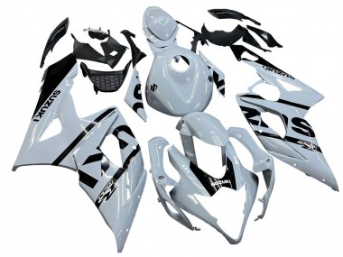 Meilleurs Carénages Moto Suzuki GSXR 1000 2005-2006 - Blanc Noir