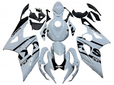 Meilleurs Carénages Moto Suzuki GSXR 1000 2005-2006 - Blanc Noir