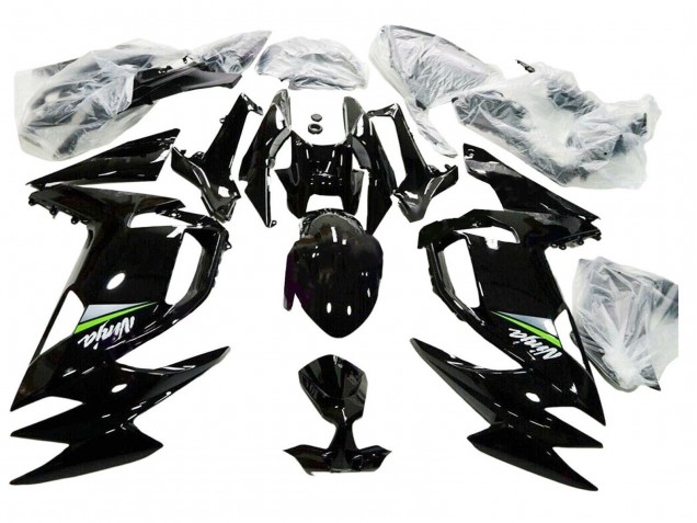 Carénages Moto Kawasaki Ninja 650 EX650 2020-2024 - Noir Brillant Vert