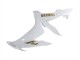 Carénages Moto Yamaha YZF 1000 R1 2004-2006 - Blanc Or Décalque