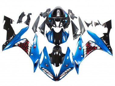 Meilleurs Carénages Moto Yamaha YZF 1000 R1 2004-2006 - Bleu Noir Rouge Blanc Requin