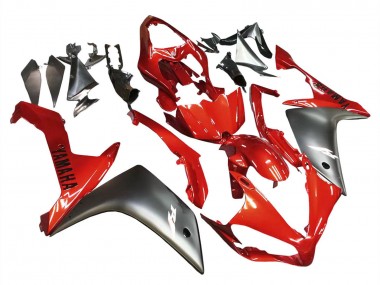 Meilleurs Carénage Moto Yamaha YZF 1000 R1 2007-2008 - Rouge Noir Mat