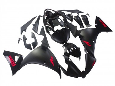 Meilleurs Carénages Moto Yamaha YZF 1000 R1 2012-2014 - Noir Brillant Noir Mat Rouge