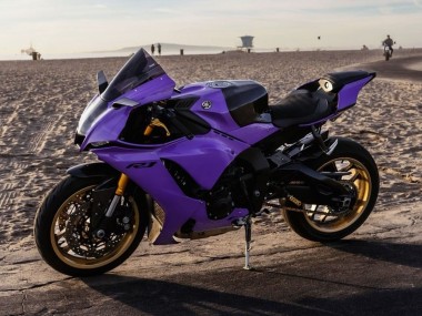 Meilleurs Carénages Moto Yamaha YZF 1000 R1 2020-2025 - Violet Noir Brillant