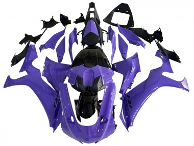Meilleurs Carénages Moto Yamaha YZF 1000 R1 2020-2025 - Violet Noir Brillant