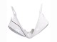 Carénages Moto Yamaha YZF R6S 2006-2009 - Blanc Noir Brillant