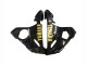 Carénages Moto Yamaha YZF R6 2003-2004 - Noir Brillant Or Décalque