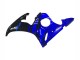 Carénage Moto Yamaha YZF R6 2003-2004 - Bleu Noir Brillant