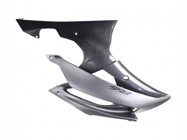 Carénages Moto Yamaha YZF 600 R6 2008-2016 - Gris Noir Fibre de Carbone Style