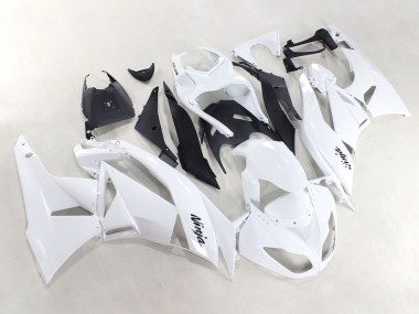 Meilleurs Carénages Moto Kawasaki ZX6R 2009-2012 - Blanc Noir Ninja