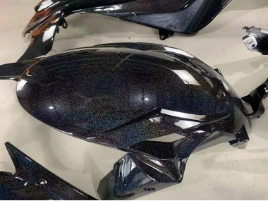 Meilleurs Carénages Moto Kawasaki ZX6R 2019-2022 - Noir Arc-en-ciel