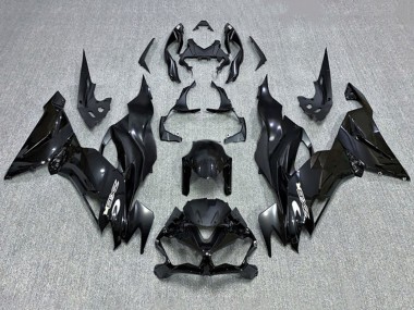 Meilleurs Carénage Moto Kawasaki ZX6R 2019-2022 - Noir Brillant