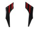 Carénages Moto Kawasaki EX300 2013-2017 - Rouge Noir