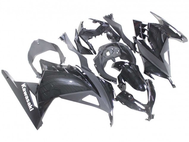 Carénages Moto Kawasaki EX300 2013-2017 - Noir Brillant